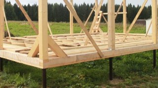 Сарай на винтовых сваях или хозблок на сваях Тутаев цена от 2571 руб. / шт.