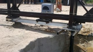 Купить сваи для ворот в Тутаев. Заказать ворота на сваях под ключ от 22029 руб